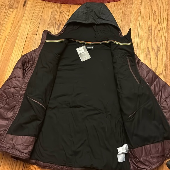 Smartwool Smartloft 150 Hoodie Jacket merino wool puffy woodsmoke NWT Men’s XL - Picture 2 of 13